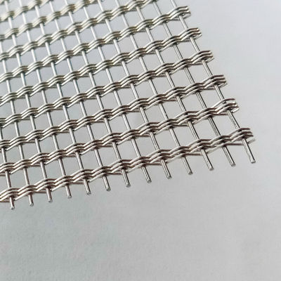 Alambre 0.2m m Mesh Glass Laminated Metal Fabrics para los usos de cristal laminados