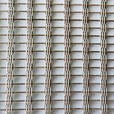 Alambre 0.2m m Mesh Glass Laminated Metal Fabrics para los usos de cristal laminados