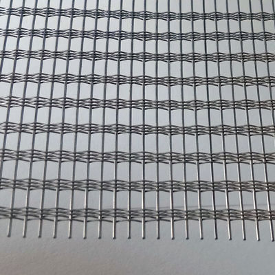 Alambre 0.2m m Mesh Glass Laminated Metal Fabrics para los usos de cristal laminados