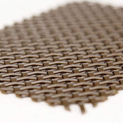 Alambre tejido decorativo de cobre amarillo de aluminio Mesh Durable Anodizing