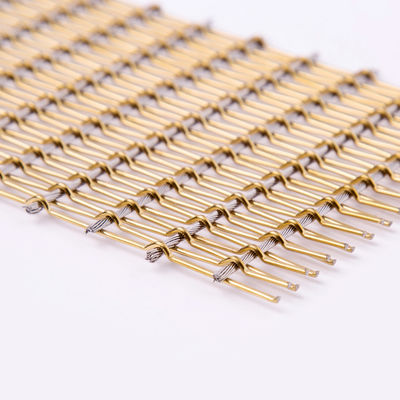 Metal arquitectónico de anodización de cobre amarillo Mesh Fabric For Filtration Applications