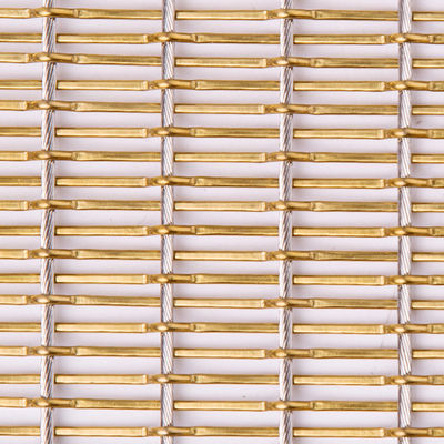 Metal arquitectónico de anodización de cobre amarillo Mesh Fabric For Filtration Applications