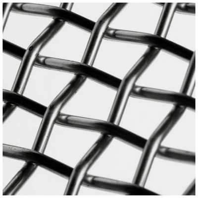 Diámetro bloqueado de acero inoxidable galvanizado de Mesh Cartons Packing 2.5m m del alambre de la encrespadura