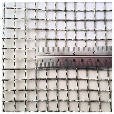 Diámetro bloqueado de acero inoxidable galvanizado de Mesh Cartons Packing 2.5m m del alambre de la encrespadura