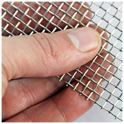 El Pvc cubrió el acero inoxidable de 0.5m m Dia Lock Crimp Wire Mesh