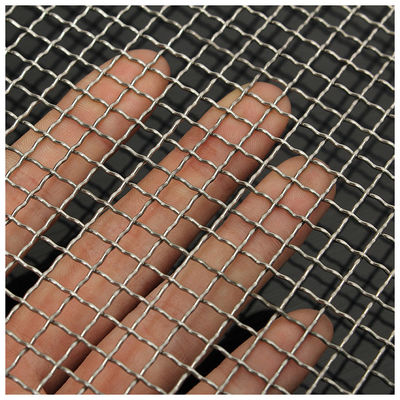 El Pvc cubrió el acero inoxidable de 0.5m m Dia Lock Crimp Wire Mesh