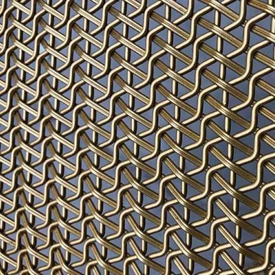 Panel de acero galvanizado tejido de metal de 0,5 mm-6 mm de diámetro de alambre