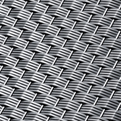 Panel de acero galvanizado tejido de metal de 0,5 mm-6 mm de diámetro de alambre