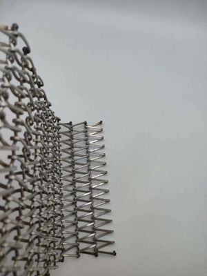 Revestimiento galvanizado resistente a la corrosión de malla de alambre en espiral de acero inoxidable