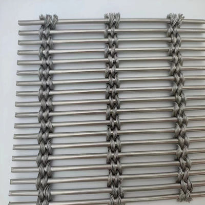 Diseño de interiores de malla de alambre de acero inoxidable Diámetro 0,025-2 mm tejido de rizos