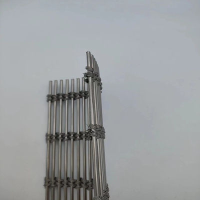 Diseño de interiores de malla de alambre de acero inoxidable Diámetro 0,025-2 mm tejido de rizos