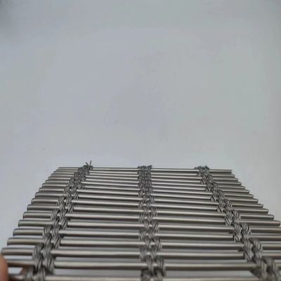 Diseño de interiores de malla de alambre de acero inoxidable Diámetro 0,025-2 mm tejido de rizos