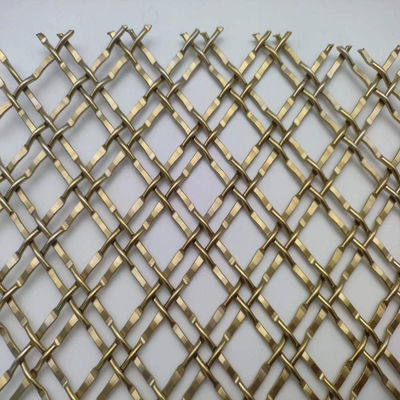 400 malla Pvd de oro de malla metálica decorativa para aplicaciones comerciales