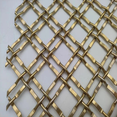 400 malla Pvd de oro de malla metálica decorativa para aplicaciones comerciales