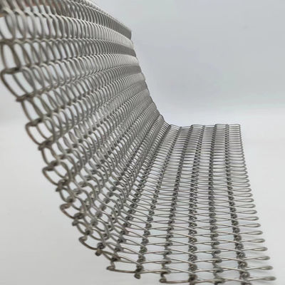 Color personalizado de acero espiral de malla de alambre longitud 1m-50m para la decoración