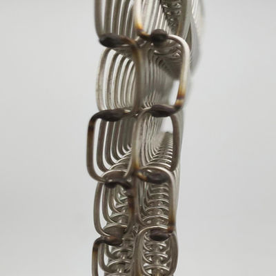 Diámetro de malla de alambre tejido en espiral de plata Tamaño 2mm-20mm