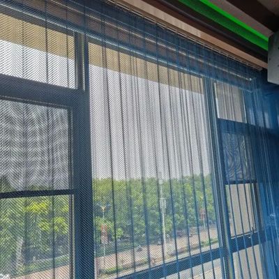 Rondo de plata anodizante de la bobina de metal cortinas que proporcionan privacidad y decoración