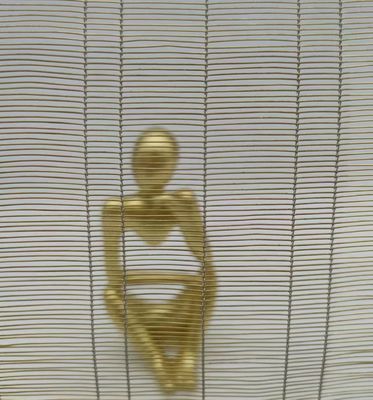 3 mm de vidrio laminado de pulido con malla de metal resistente a altas temperaturas