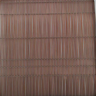 1-2m de ancho de vidrio laminado malla de alambre de color rojo interruptor decorativo