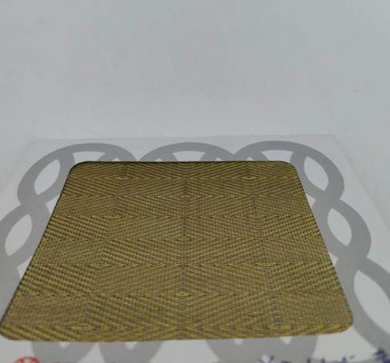 0.6 mm de espesor vidrio laminado de malla metálica decorativa para la industria