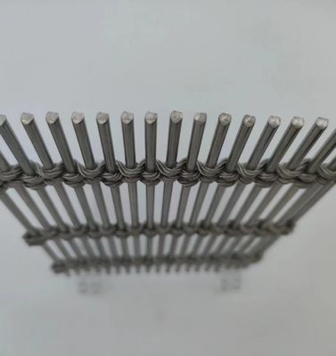 Solución de divisores de habitación Tejido de malla metálica flexible PVD para cubrir la pared