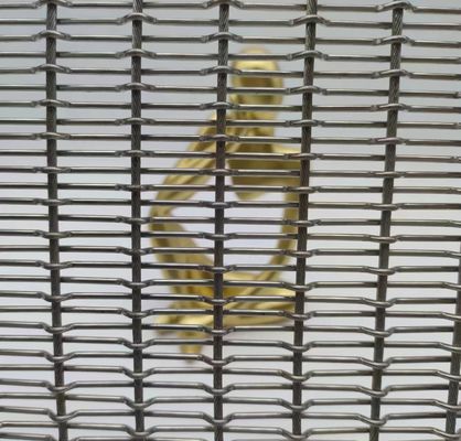 Revestimiento anodizante Cuadrado de tejido de malla metálica ligera y flexible