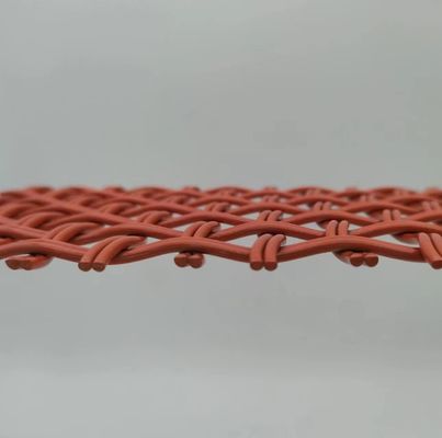 Naranja 5 mm Arquitectónica de acero inoxidable de malla de alambre ancho 0,6m-2,4m