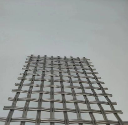 Plata 1,2 mm Arquitectónico de malla de alambre tejido Solución de cercas de seguridad superior