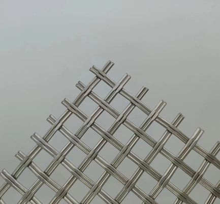 Plata 1,2 mm Arquitectónico de malla de alambre tejido Solución de cercas de seguridad superior