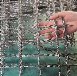 30m OEM Galvanizado de malla de alambre encrucijado en la detección y filtración