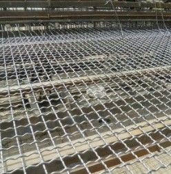 30m OEM Galvanizado de malla de alambre encrucijado en la detección y filtración