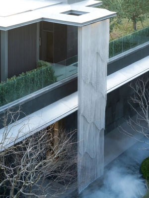 Metal pesado 90x210cm Cortina de enlace de cadena haciendo cortina de agua Cascada
