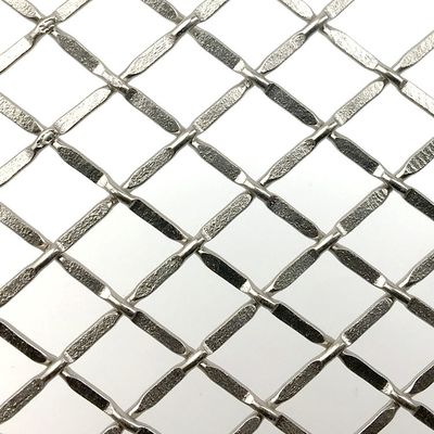 Rejillas de malla de alambre decorativa pulida 0,5-2 mm de espesor Eco amigable