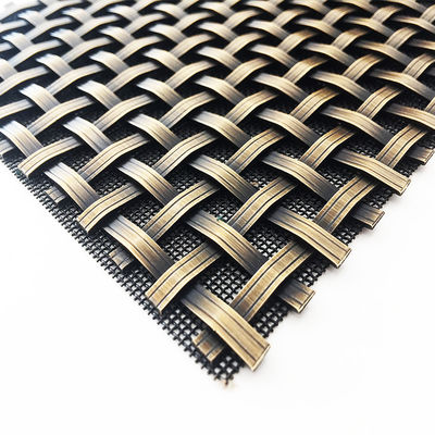 Rejillas metálicas decorativas de tamaño malla de 2-6 mm en forma de agujero cuadrado