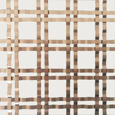 Rejilla decorativa de malla protectora pulida Construcción resistente y ecológica