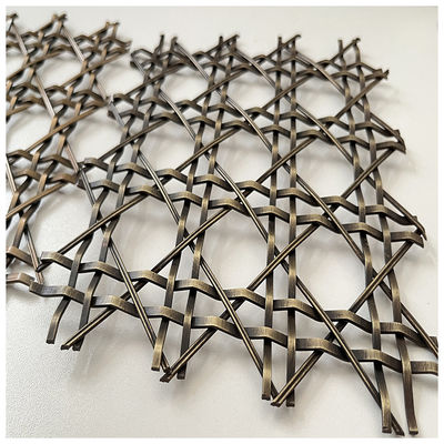 Mejorar el diseño de interiores Rejillas de malla de alambre decorativas elección perfecta con diámetro de trama 1mm-5mm