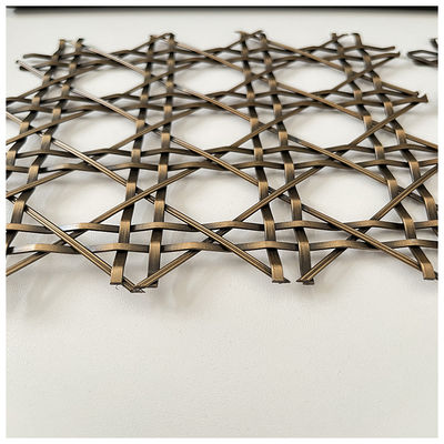 Mejorar el diseño de interiores Rejillas de malla de alambre decorativas elección perfecta con diámetro de trama 1mm-5mm