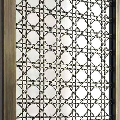 Mejorar el diseño de interiores Rejillas de malla de alambre decorativas elección perfecta con diámetro de trama 1mm-5mm