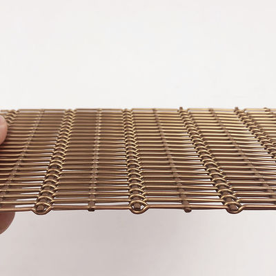 1m-2m de ancho fachadas de malla de alambre para diseño arquitectónico