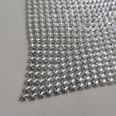 Revestimiento decorativo Sequins de aluminio de metal Ropa de malla de metal resistente al aceite