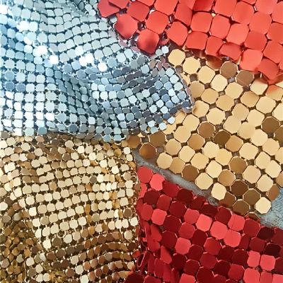 Tejido duradero de lentejuelas metálicas con diámetro de alambre personalizable de 2-7 mm