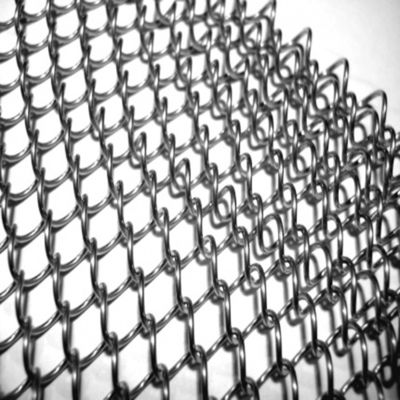 Pintura de pulverización de malla de 5 mm con persiana de rodillo de metal decorativa de partición interior