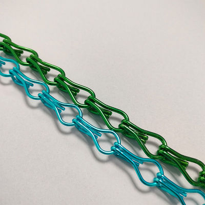 Cadenas de gancho de aluminio Decoración para el hogar Control de plagas Partición de hotel personalizada Fabricantes de cortinas de cuentas de gancho de aluminio al por mayor