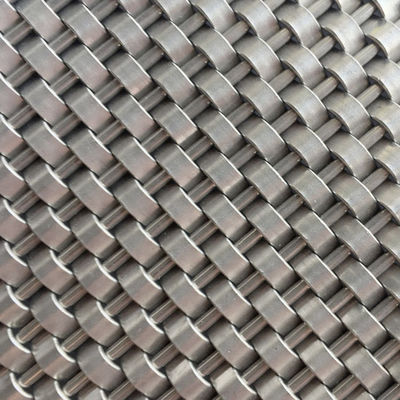 Ancho 0,5 m 2,0 m malla arquitectónica de acero inoxidable longitud 30 m para revestimiento de pared interior decorativo