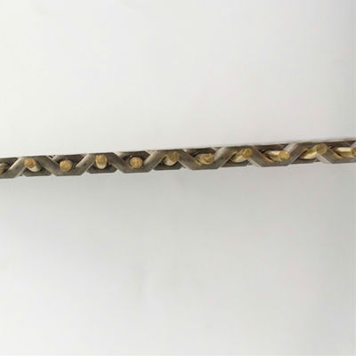 Diámetro de alambre 0,8 mm 2,0 mm Panel de malla de acero inoxidable tejido plano para la pared de cubierta
