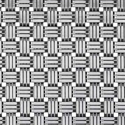 Panel de malla arquitectónica de tejido plano Diámetro de alambre 0,8 mm 2,0 mm