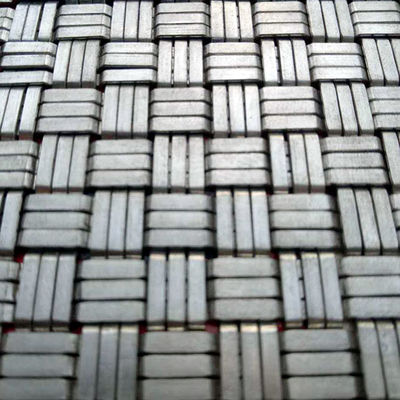Panel de malla arquitectónica de tejido plano Diámetro de alambre 0,8 mm 2,0 mm