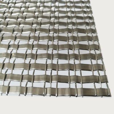 Tamaño de apertura de malla arquitectónica de acero inoxidable 1,2 mm 5,0 mm Diámetro del alambre 0,8 mm 2,0 mm longitud 30 m