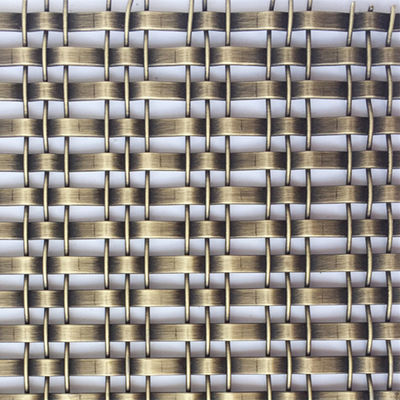 Tamaño de apertura de malla arquitectónica de acero inoxidable 1,2 mm 5,0 mm Diámetro del alambre 0,8 mm 2,0 mm longitud 30 m