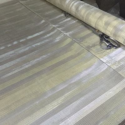 Polishing Glass Laminated Wire Mesh 1-2m de ancho Tejido Cooper para gráficos grabados